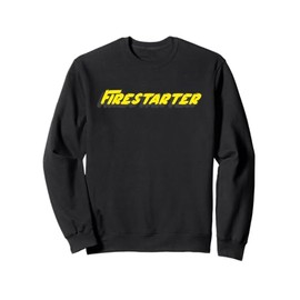 Firestarter | Brush in Yellow 1900's song Music Sweatshirt