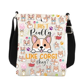 Corgi Crossbody Bag Corgi Gifts for Corgi Lovers Corgi Owner Gifts I Just Really Like Corgis Cell Phone Crossbody Sling Bag