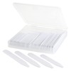 100 Plastic Collar Stays For Men Dress Shirt in Plastic