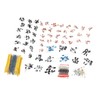 1400 Pcs Set Electronic Components Metal Film Resistor Ceramic Electrolytic