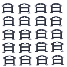 PARACORD PLANET Line Winder Rope Organizer - Prevents Tangles, Knots and Kinks in Your Paracord - Spool Tool for Multiple Uses (Black - 20 Pack)