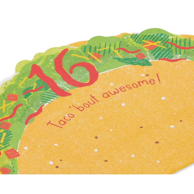 American Greetings 16th Birthday Card (Taco 'Bout Awesome)