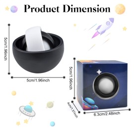 Yrissmiss Fidget Toy for Adults, Fidget Gyro Toys, Gift Ideas Fidgets Gifts for Boys Girls Teens Kids, ADHD Autism Stress Relief Finger Toy Hand Fidget Spinner