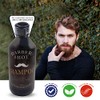 Shampoo de bergamota, para crecimiento de barba y cabello, con