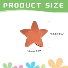 sourcing map 272pcs Pre-Made Origami Lucky Stars Paper Wishing Star Orange Red for Best Wish Christmas Party Wedding Valentine's Day Girl Friends Gift