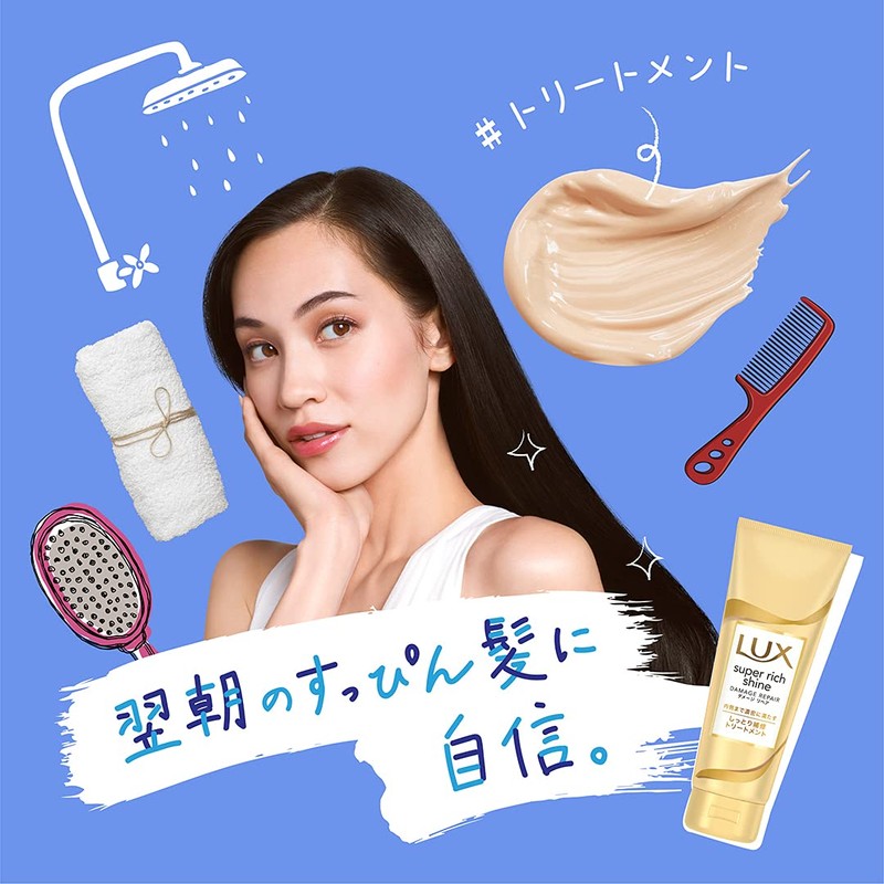 Lux Super Rich Shine Straight Beauty Ridged Care Treatment
