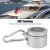 Ausla Flag Pole Rings, 360° Rotating Anti Wrap 2 Pieces