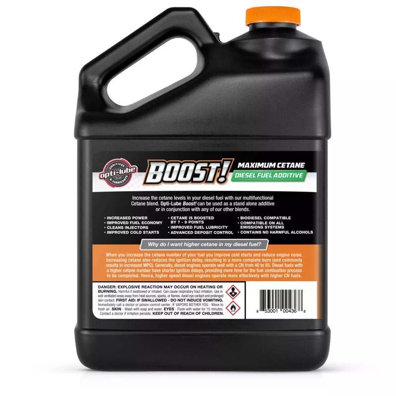 Opti-Lube Boost! Formula Diesel Fuel Additive: 1 Gallon with Accessories