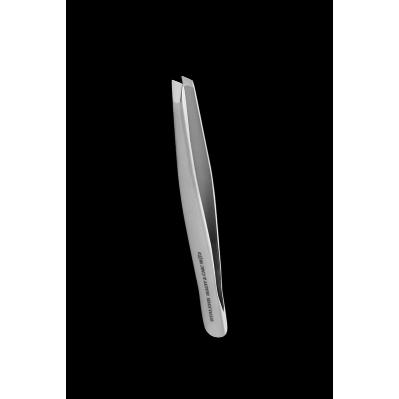 Staleks P-07 Eyebrow Tweezers with PVC Protective Case Total Length