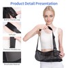 kangshlye Breathable Mesh Arm Sling,Shower Bath Sling Shoulder Brace Support