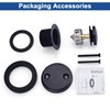 Anpean Brass Tip-Toe Tub Drain Kit with Basket Strainer and
