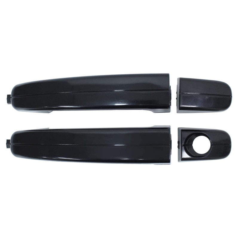 MOTOKU Pair Front Exterior Door Handles Black for Ford Transit-350