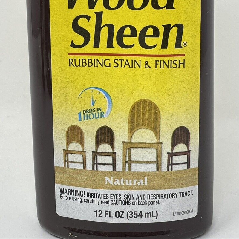 Minwax Wood-Sheen Rubbing Stain & Finish Natural Water Based Discontinued