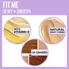 Maybelline Fit Me Dewy + Smooth Foundation Makeup, Fair Porcelain,