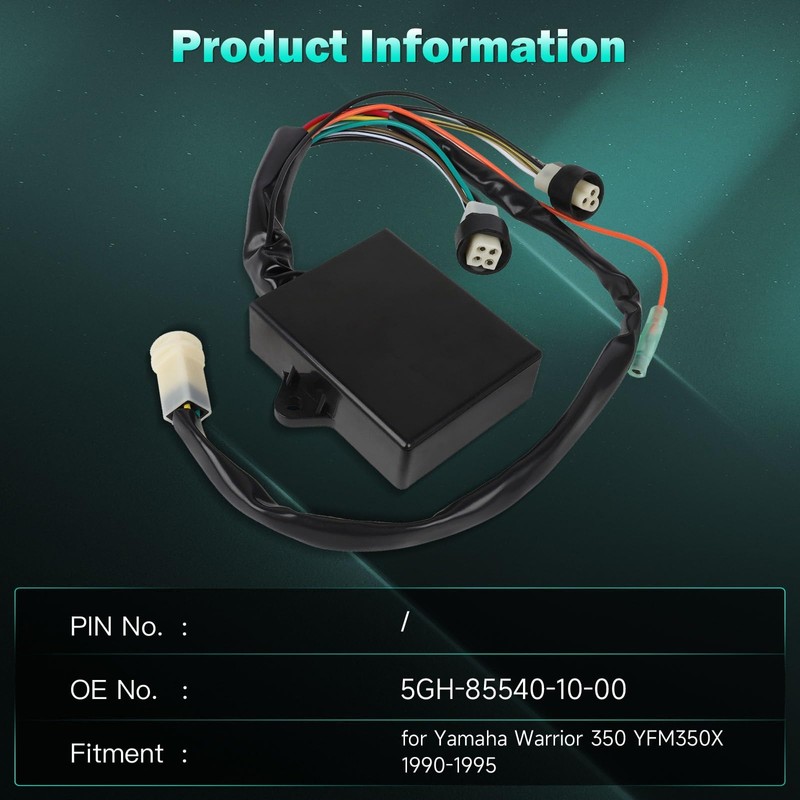 SCITOO CDI BOX Module Ignition Coil for Yamaha Warrior 350