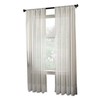 Curtainworks Soho Voile Curtain Panel, 144", Winter White