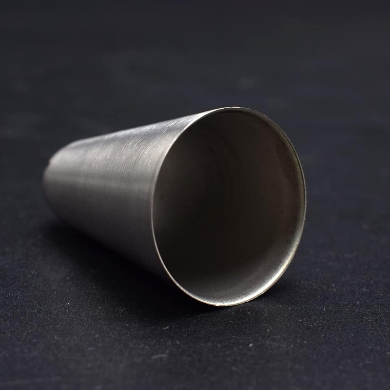 2D Nozzle Large Drop Flower Piping Tip, Large Seamless Stainless
