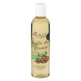 Aceite de Ricino Pacalli 2 Pack Crecimiento Rápido, 100% Puro de Pestañas, Cejas, Cabello y Barba 130 ml por pieza