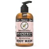 Beessential Body Wash, Grapefruit And Lemongrass, 8 Ounce