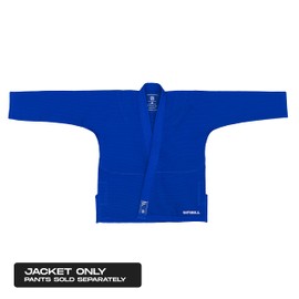 Sanabul Model Zero BJJ Gi Jacket for Men & Women IBJJF Approved Jiu Jitsu Gi Top - Blue/White, A3 (Jacket)