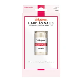 Sally Hansen Hard As Nails® Nail Hardener, Clear, Strengthener, 1 Count, 0.45 Oz , Nail Strengthener, Nail Strengthening Polish