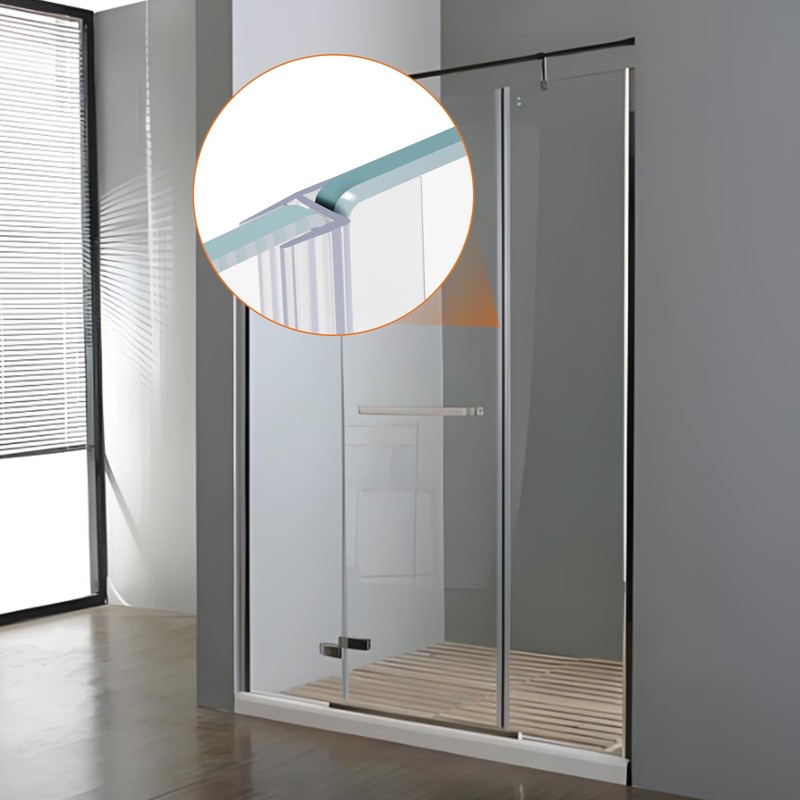 78" (39" X2) Shower Door Side Seal Strip for 3/8