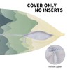 BEITUOLA Green Mountains Throw Pillow Covers 18x18 Set of 2