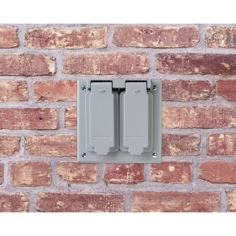 Legrand Pass & Seymour CA18G Cast Weatherproof Outdoor Cover, 2