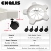 CNQLIS 5 Gallon Bucket Dolly with 5 Smooth-Rolling Swivel Casters,75