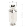 QiiMii Stainless Steel 304 Vacuum Pump Check Valve KF check
