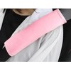 2Pcs Pink Seat Belt Covers, Soft Shoulder Pad Protectors for