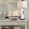 SAILINGSTORY Wooden Sailboat Decor Sailboat Model Boat Decor Ship Model