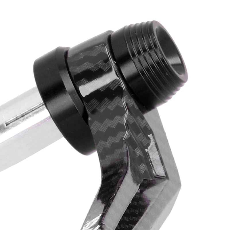 Motorcycle Handlebar Guard Carbon Fiber Style Aluminium Alloy Universal 22mm/0.87inBlack