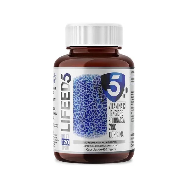Vitamina C Vitamina D3 Equincea Zinc Crcuma Lifeed5 Inmune Sin