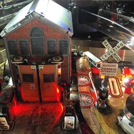 ULEKstore Railroad Crossing MOD for Stern's The Walking Dead pinball machine, 4 variations