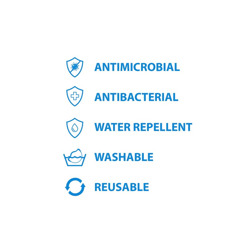 Maskari Navy Blue Reusable Face Mask | Washable | 3