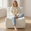 HAVARGO Boneless Single Sofa Memory Foam Couch Chair for Small