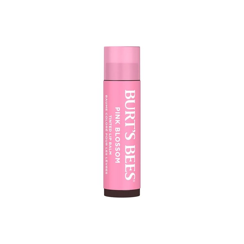 Bálsamo labial tintado natural Burt's Bees, Pink Blossom, 2 unidades