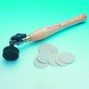 Robert Sorby W410 Sandmaster Bowl Sanding Tool with 2â Diameter Pad, 11 1/2 â Overall Length, 410