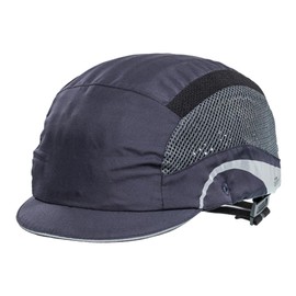 JSP AAG000-002-100 HardCap Aerolite Micro Peak Bump Cap, 2.5 cm, Navy