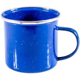 CAO Enamel Mugs 380ml Camping Hiking Adult Unisex Blue 8cm