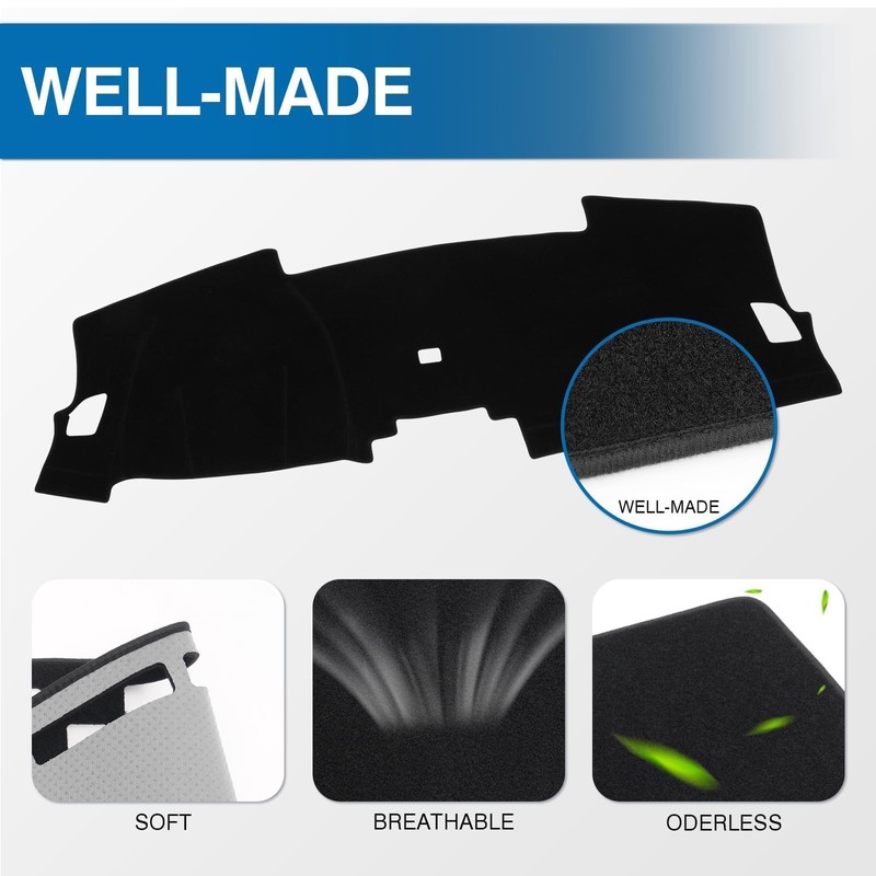 KUST Black Dash Cover for Honda CRV CR-V 2023 2024