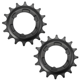 YINETTECH 2Pcs Bicycle MTB Black 16 Tooth Insert Sprocket Size Outer Diameter 70mm Inner Diameter 34mm Suitable for Hub Gear 3-7-8 Speed