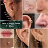 BodyBonita Nose Ring Hoops - 316L Stainless Steel Nose Piercings