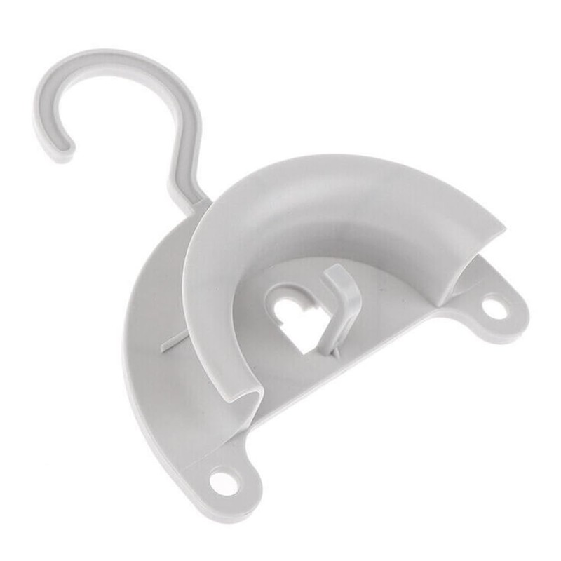 CPAP Hose Holder with Hook Hanger and Suction Cup White