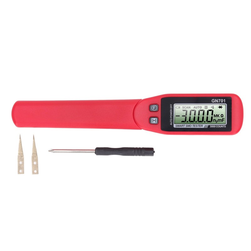 SMD Tester High Accuracy Gold Plated Tweezers Diode Resistance Capacitance
