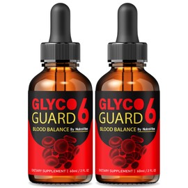 (2 Pack) Glyco Guard 6 – Daily Liquid Drops with a Clean, Natural Blend to Support Natural Flow, Balanced Levels & Healthy Circulation | Premium and Convenient Gotas for Consistent Use (60 Servings)
