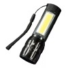 LJK Lampara Táctica Recargable Con Zoom 4 Modos Mini 3000