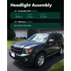 SCITOO Headlight Assembly Fit for ford for Escape 2008-2012 Pair