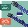 DEY - Premium Nylon Dog Collar, Reflective, Adjustable, for Small